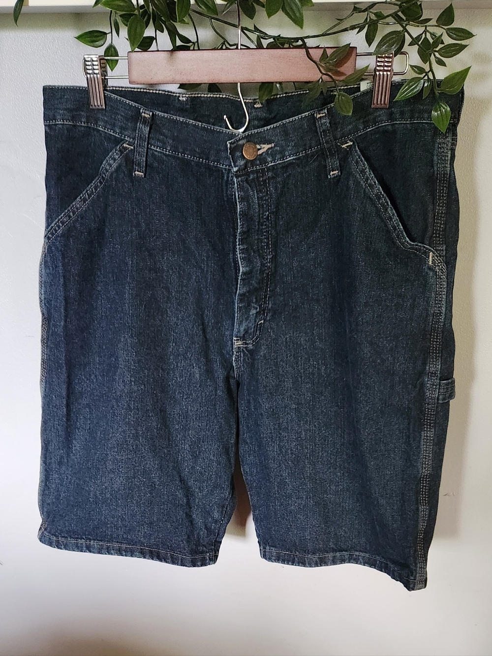 Wrangler Carpenter's Jean Shorts - Dark Wash